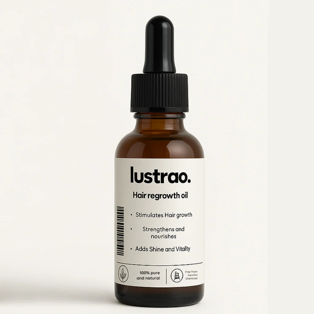 Lustrao Hair Regrowth Oil – Klinisch bewährtes, pflanzliches Haaröl für Haarwachstum & kräftige Wurzeln