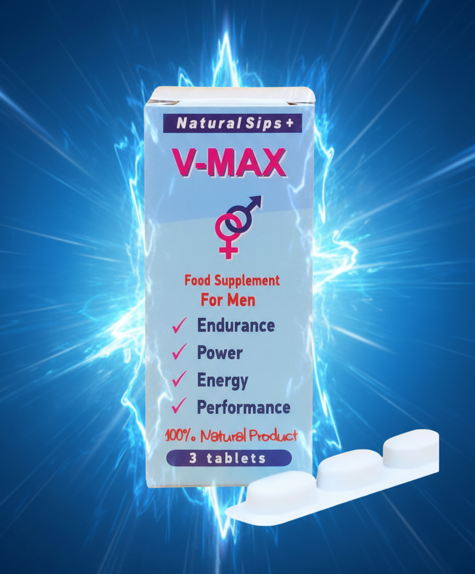 V-Max – دعم طبيعي لمزيد من الأداء والحيوية للرجال - 3 أقراص