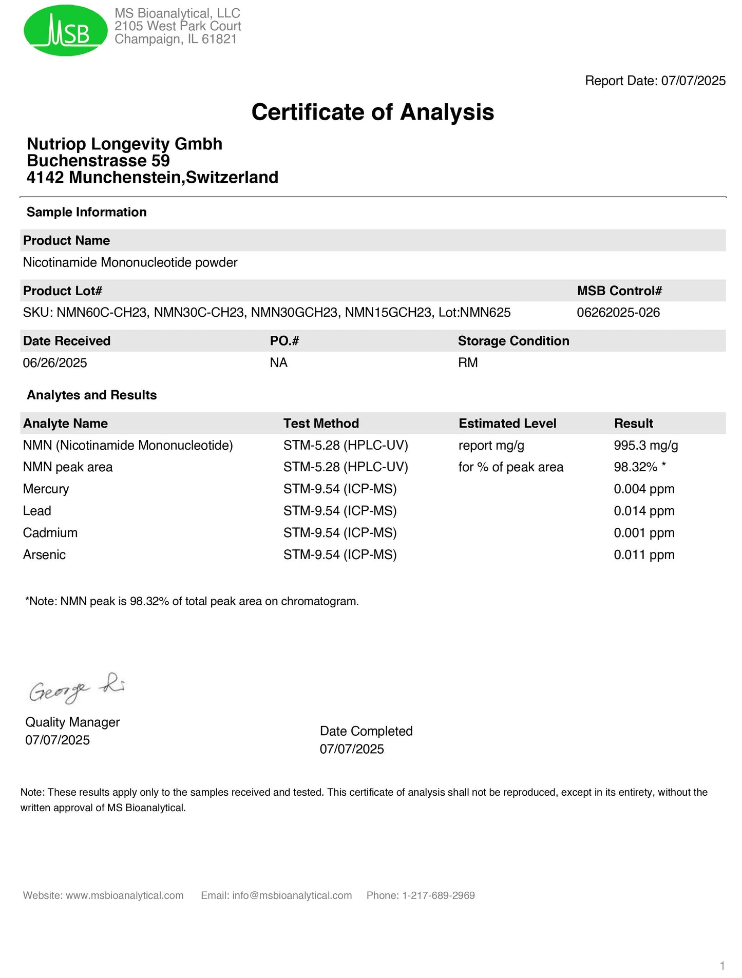 Nutriop Longevity® PURE-NMN Nicotinamid-Mononukleotid Extreme Potenz sublinguales Pulver - 30 Gramm-2