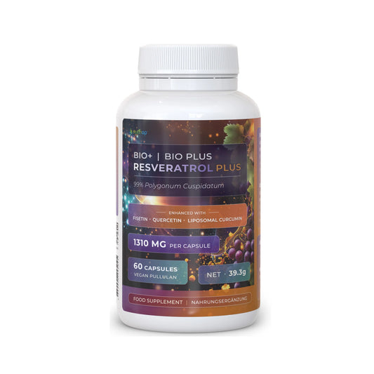 Resveratrol PLUS – Quercetin, Fisetin, Curcumin, Piperin | 60 Kapseln