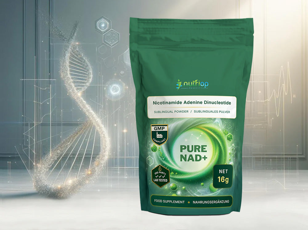 Nutriop Longevity® PURE-NAD+, Nicotinamid-Adenin-Dinukleotid - Extrem potente sublinguale Pulver - 16 Gramm-3