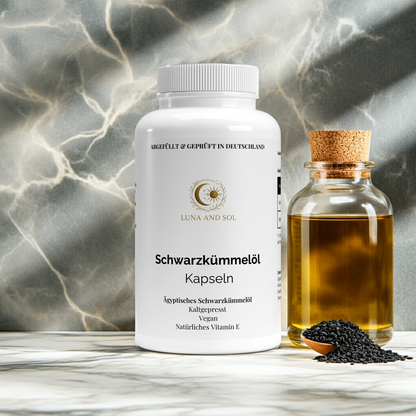 Ägyptisches Schwarzkümmelöl | 240 vegane Softgels