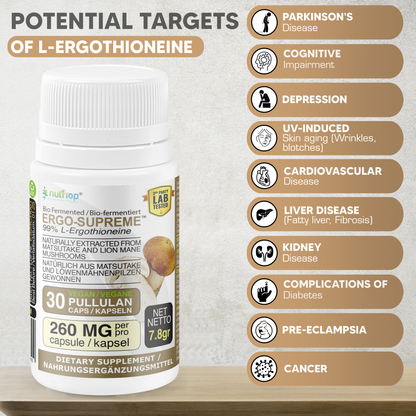 Biofermentiertes Nutriop Longevity® ERGO-SUPREME - 10 mg pro Portion - 30 Portionen-4